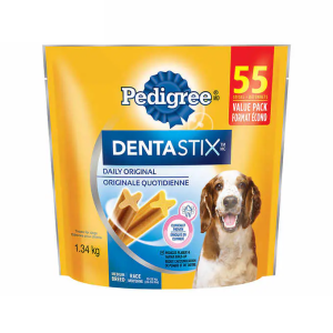 Pedigree Dentastix Medium Dog Original Treats 110-count,1.34 kg (2.95lb)