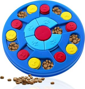 Dog Puzzle Toys Interactive Dog Toy for Puppy IQ Stimulation &Treat Training Dog Games Treat Dispenser for Smart Dogs, Puppy &Cats Fun Feeding (Level 1-3)…