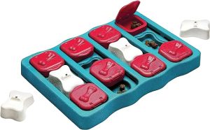Nina Ottosson by Outward Hound Dog Brick Interactive Treat Puzzle Dog Toy, Intermediate