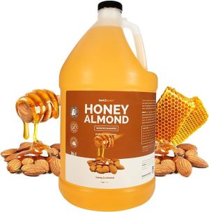 Bark 2 Basics Honey & Almond Dog Shampoo, 1 Gallon | Unique Herbal Blend, Finest Natural Ingredients, Handcrafted, Protects and Repairs The Skin and Coat